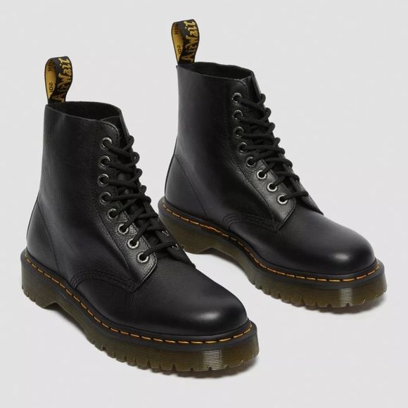 Dr. Martens Black Leather Boots - Picture 6 of 8